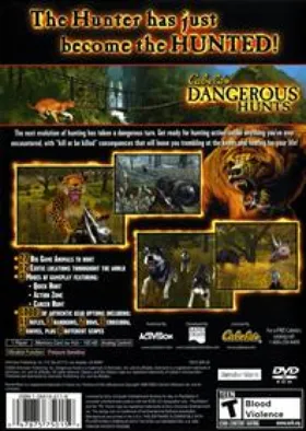 Cabela's Dangerous Hunts box cover back